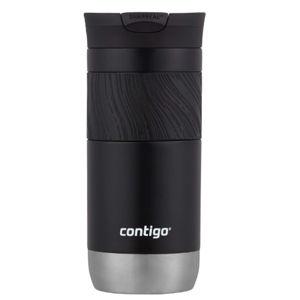 Contigo Byron Vacuum-Insulated Stainless Steel Travel Mug with Leak-Proof Lid Reusable Coffee Mug or Water Bottle BPA-Free 16oz Licorice Keeps Beverages Hot for 6 Hours or Cold for 12 Hours