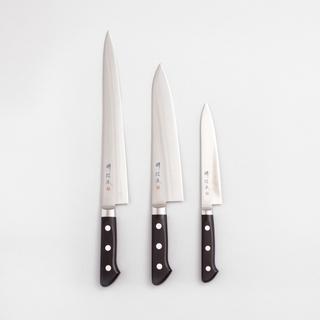 Togiharu Molybdenum Gyutou, Sujihiki, Petty Knife 3-Piece Set