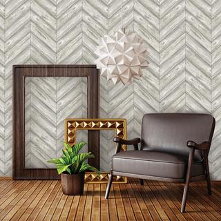 Textured Herringbone Wallpaper