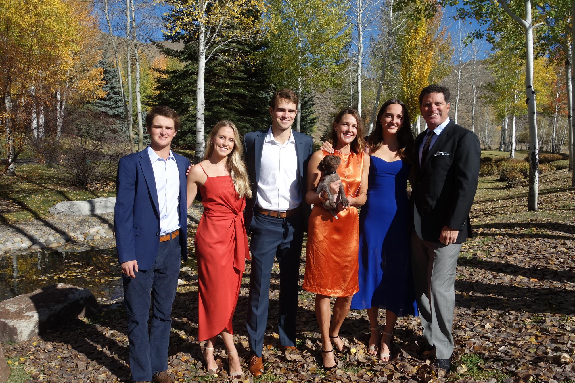 Jack’s Family in Sun Valley for a beautiful fall wedding!