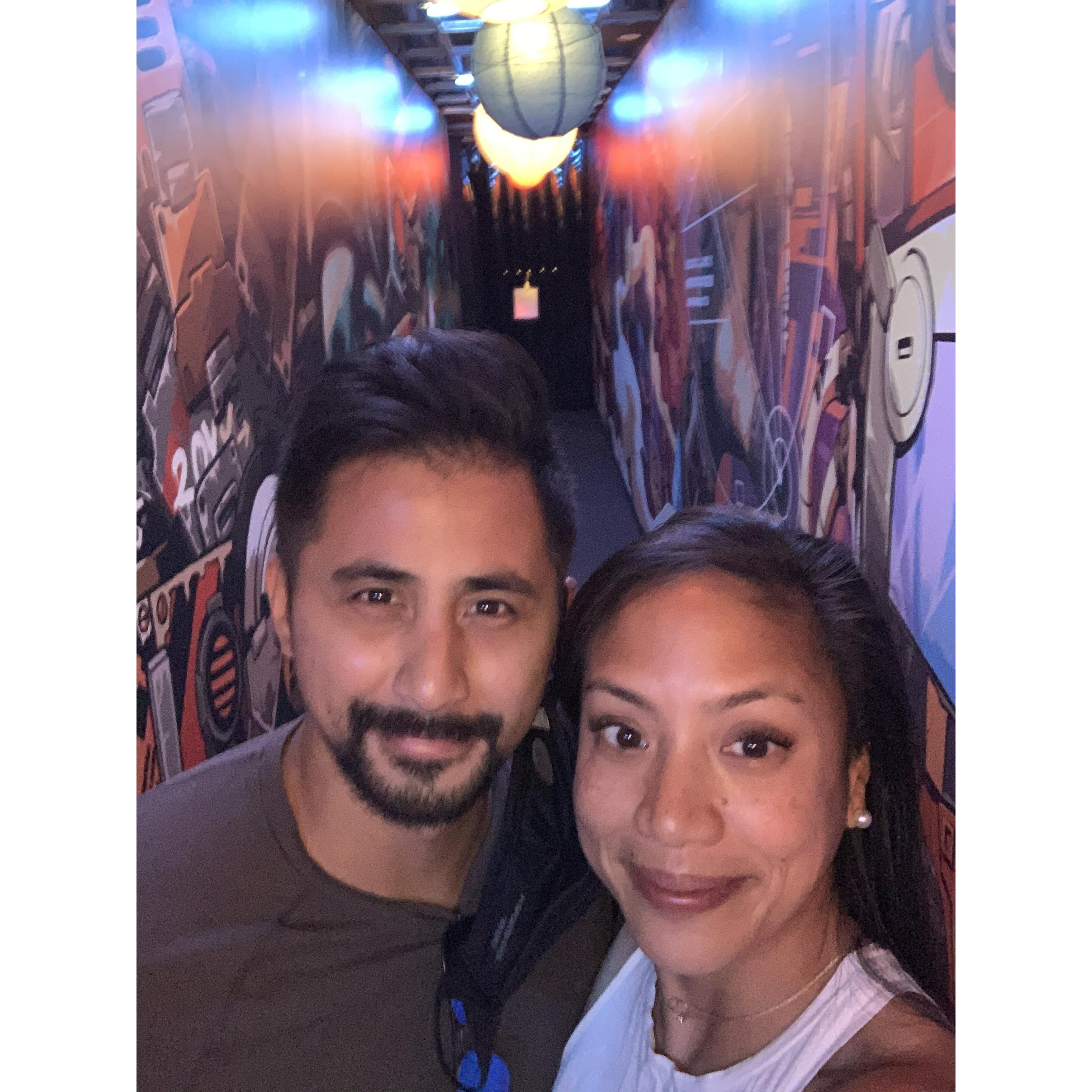 Date night in Artechouse in DC