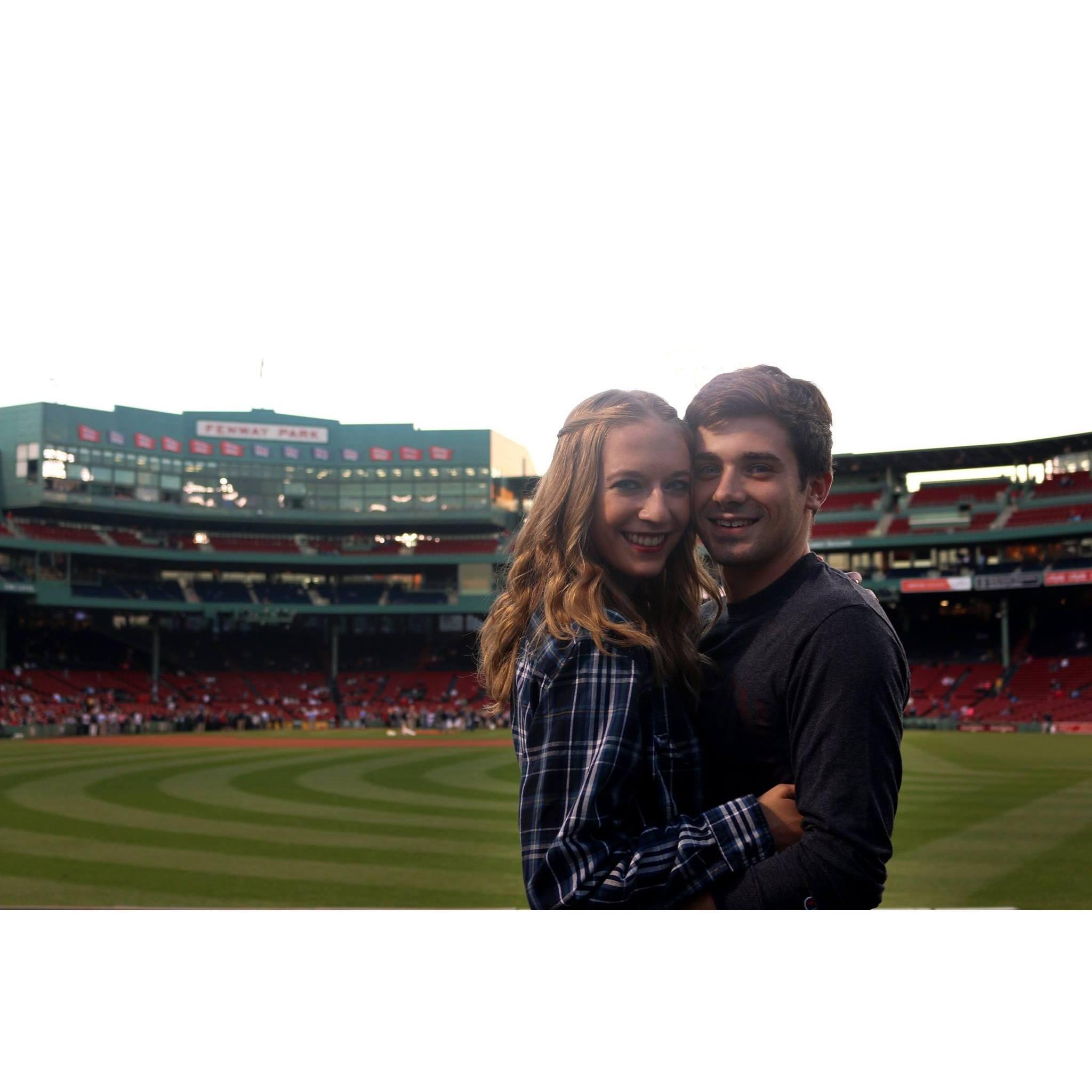 First Red Sox Game – September 2015