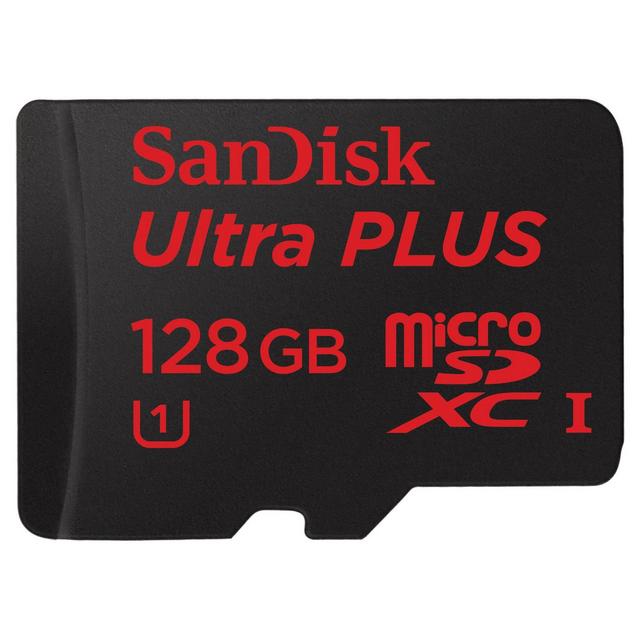 SanDisk Ultra Plus 128GB microSD Memory Card