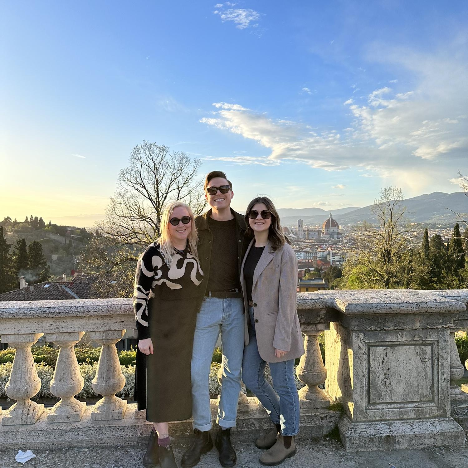 Met up with David’s sister, Andrea, in Florence in 2023