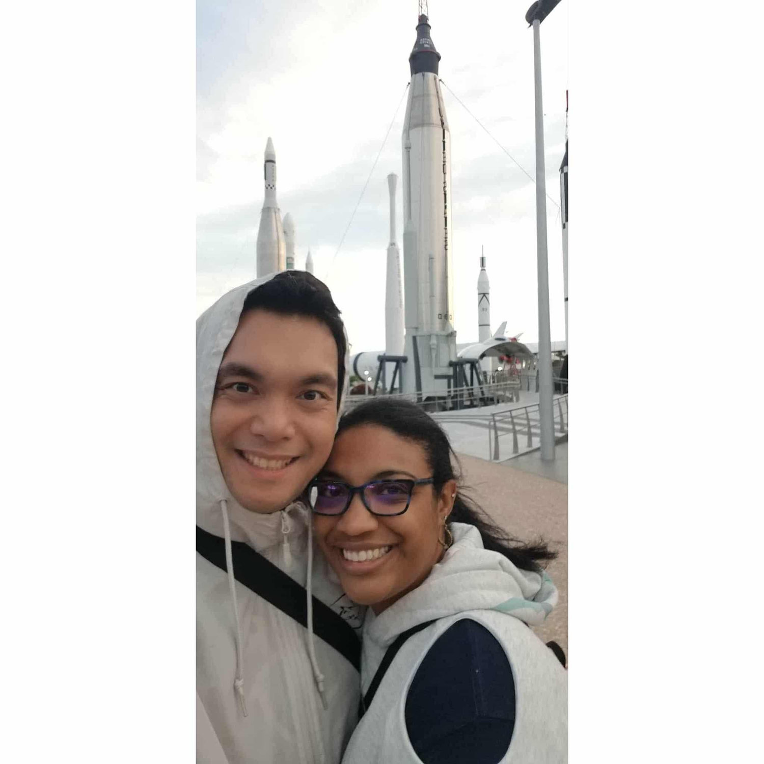 Us at Kennedy Space Center