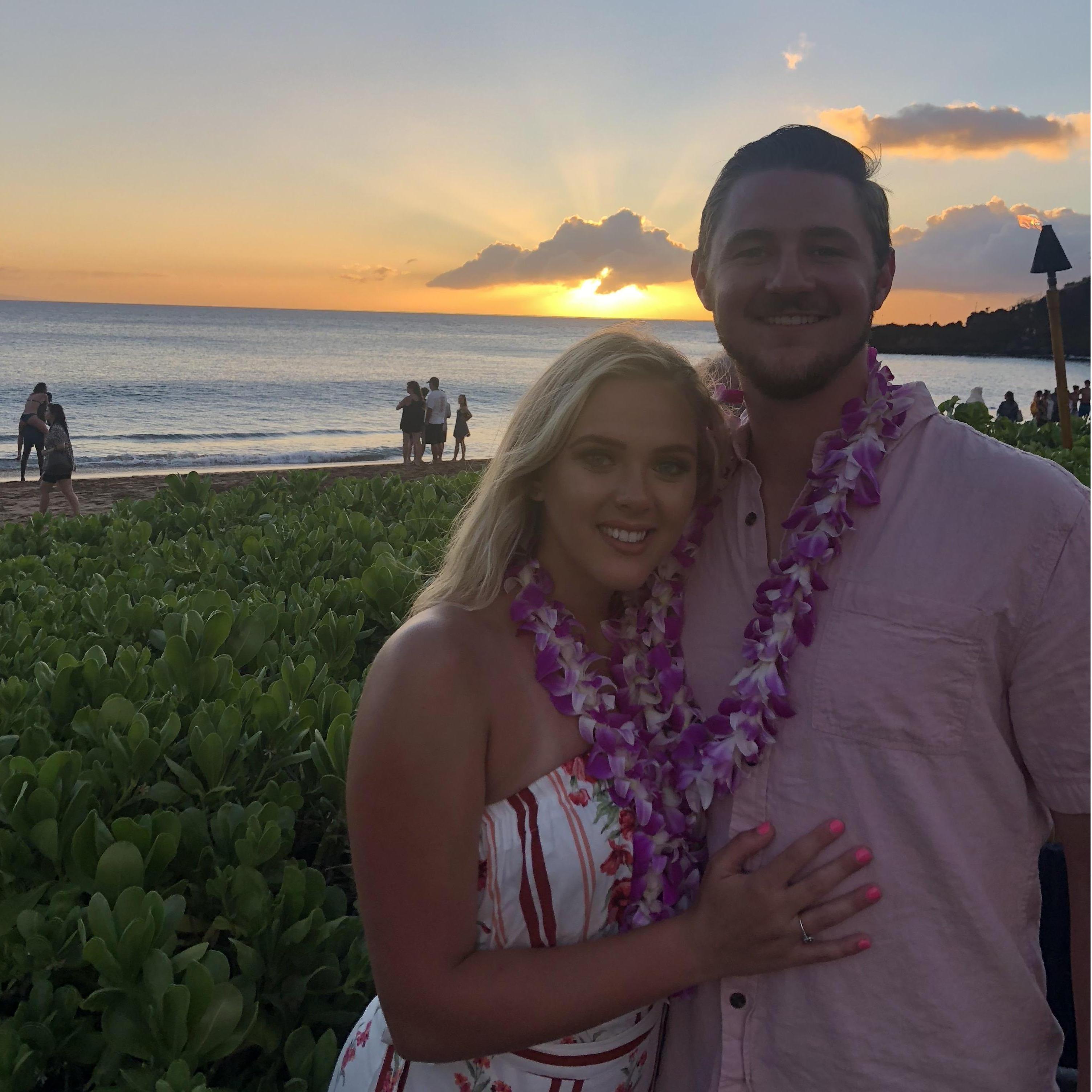 A picture from the luau we went to in Maui in Summer of 2018.