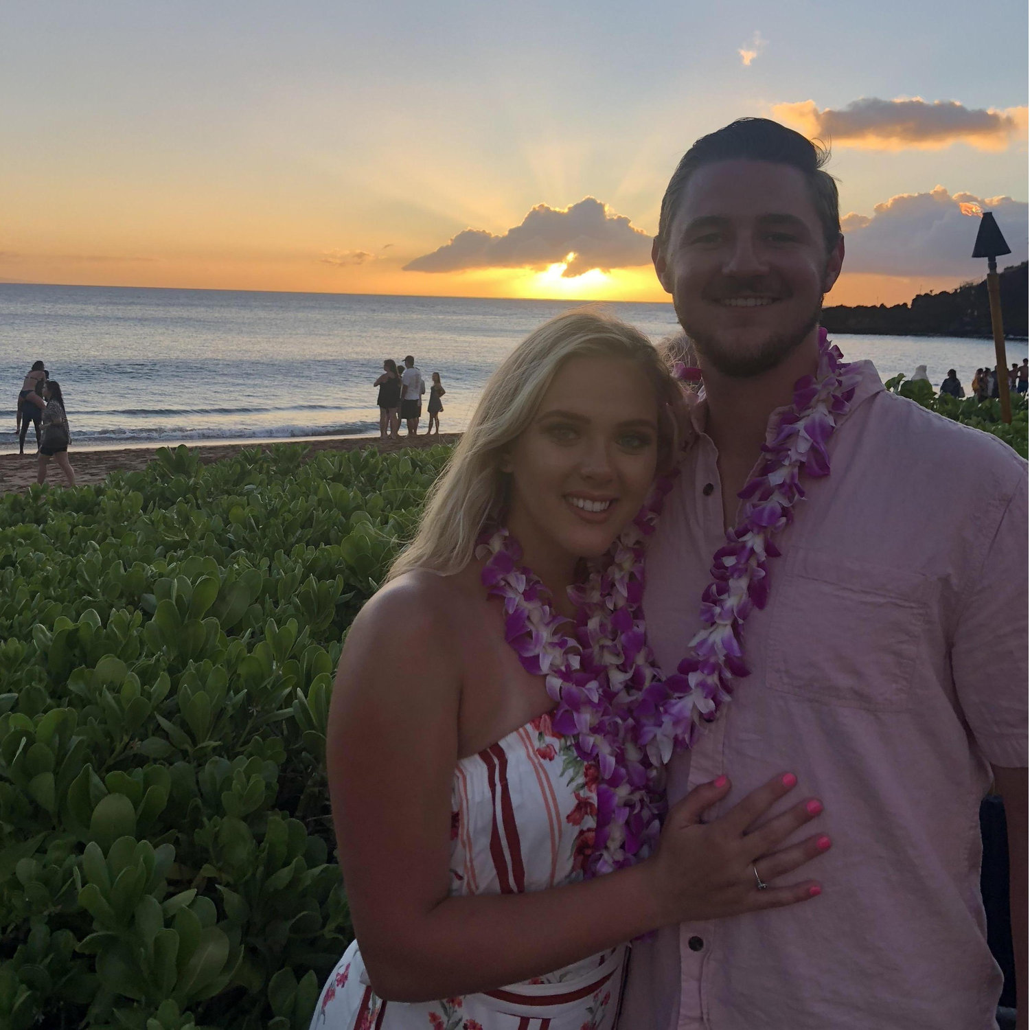 A picture from the luau we went to in Maui in Summer of 2018.