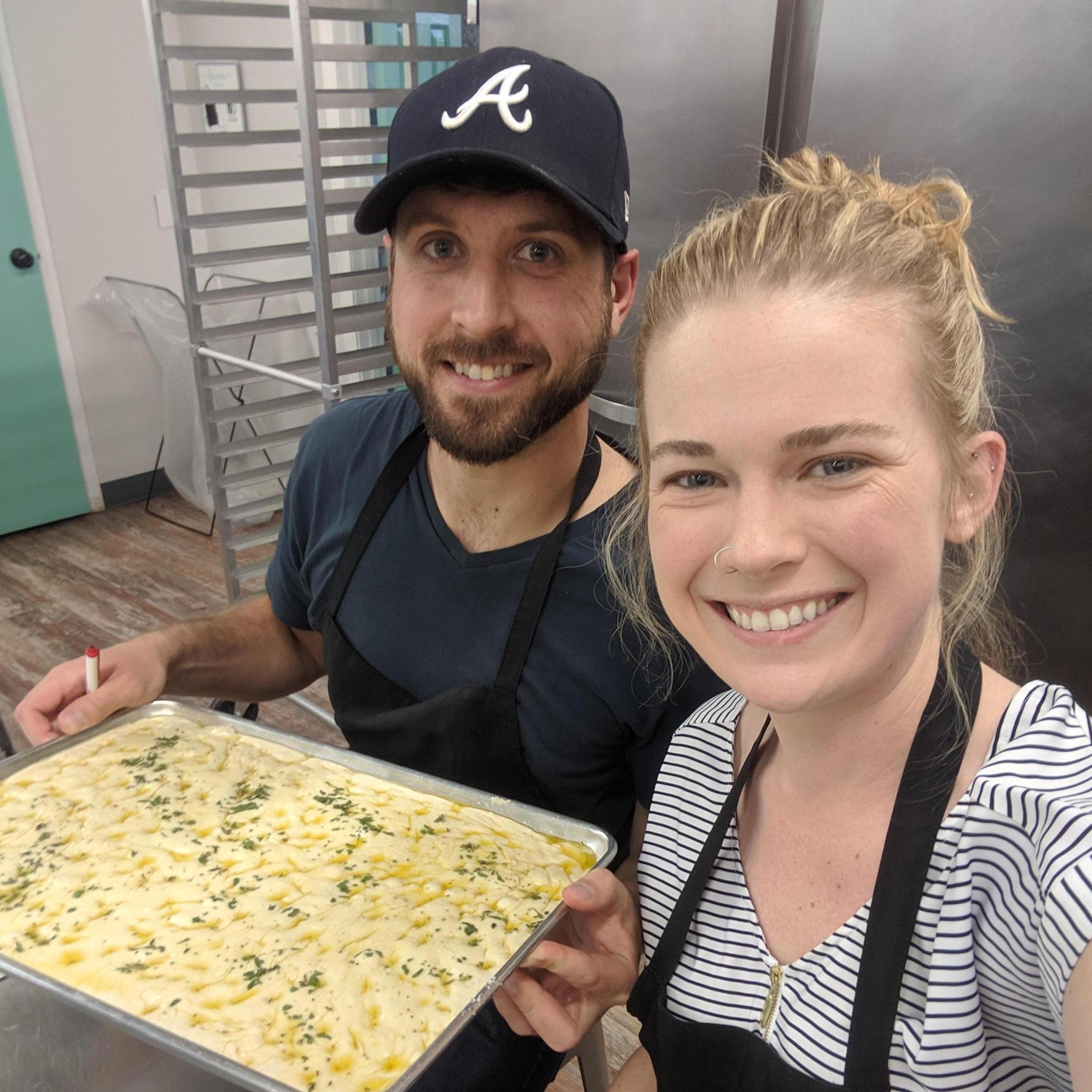 Baking class date as a Christmas gift