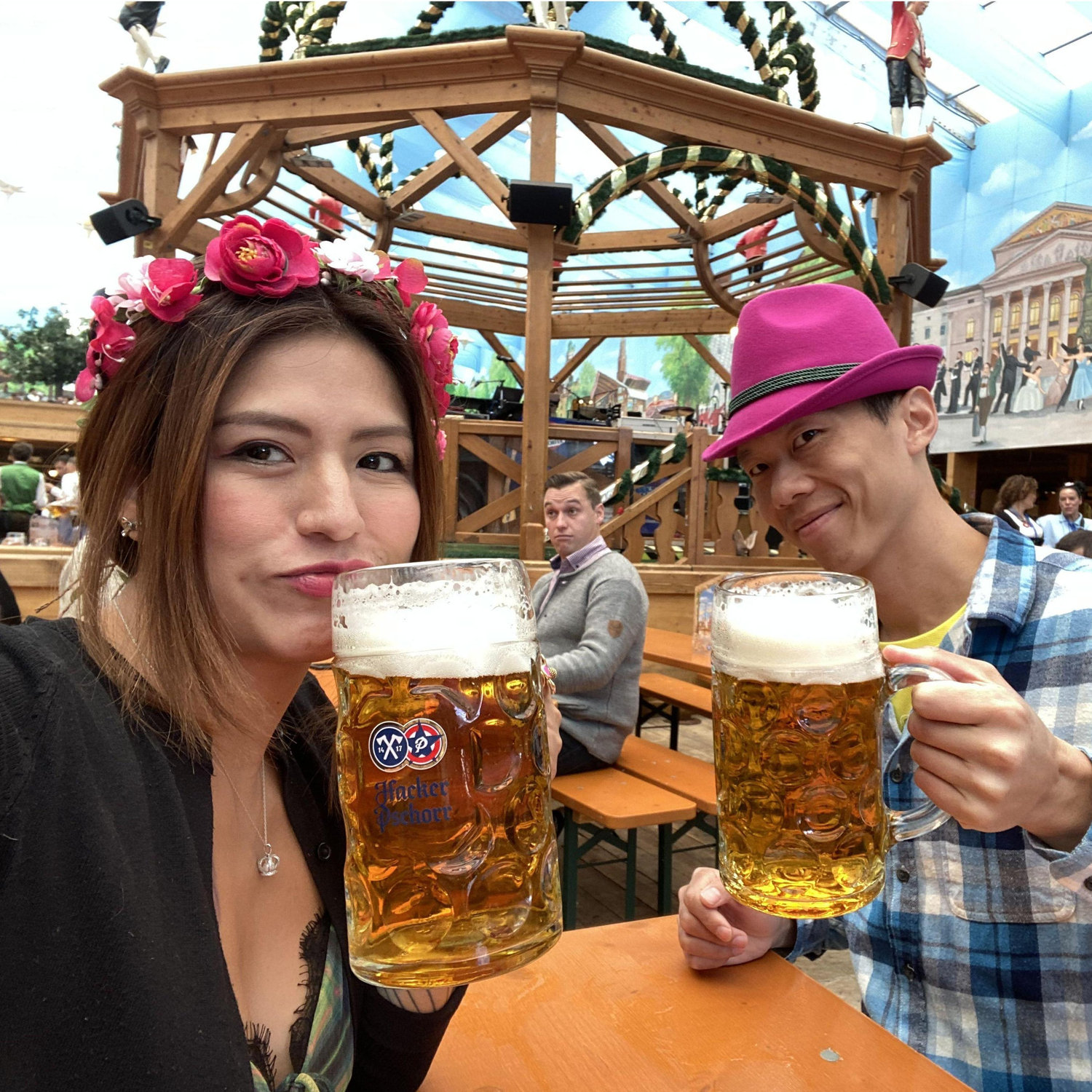 Of course we can't forget Oktoberfest—where, after a few liters of beer, we lost everything but our sense of adventure!
