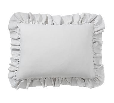 Belgian Flax Linen Fringe Ruffle Sham