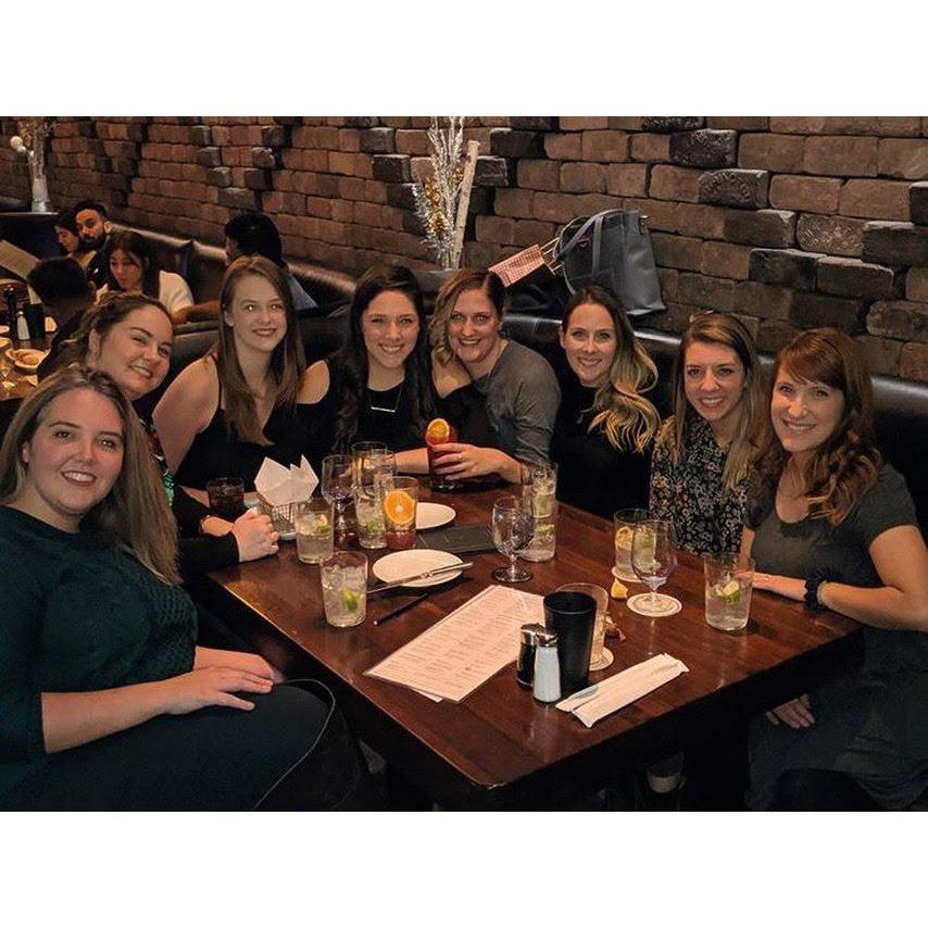 Girls night to celebrate our engagement! Best group of gals ya ever did see. - November 2019