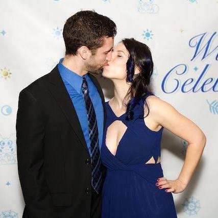 Our first Pokémon Holiday Party after our engagement!