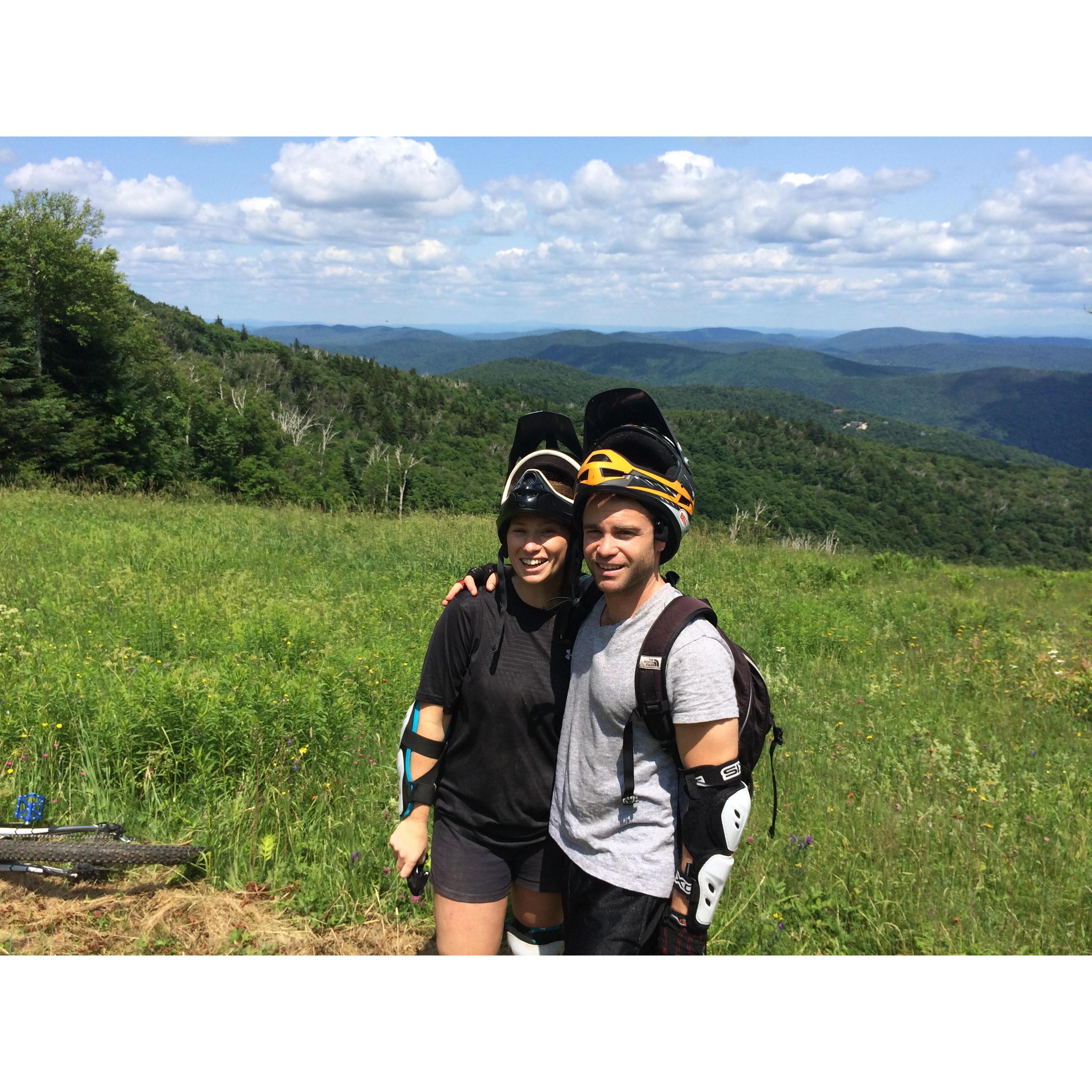 Biking Killington