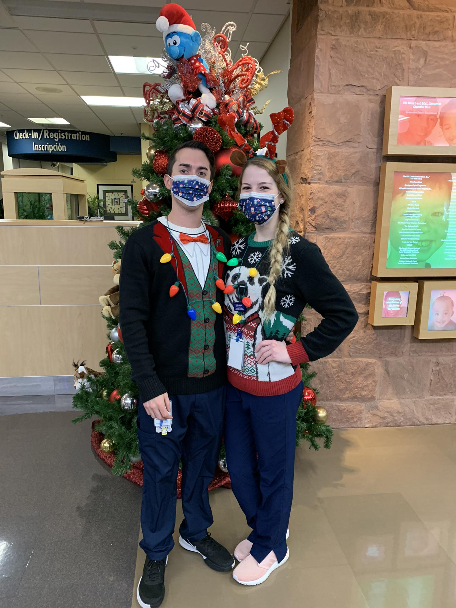 Working the Christmas shift at Dell Children’s in Austin!