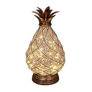 30-Light LED Glass Pineapple