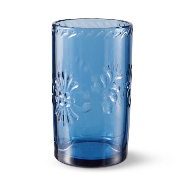 Sonora Outdoor Etched Tritan Tumblers, Set of 6, Blue