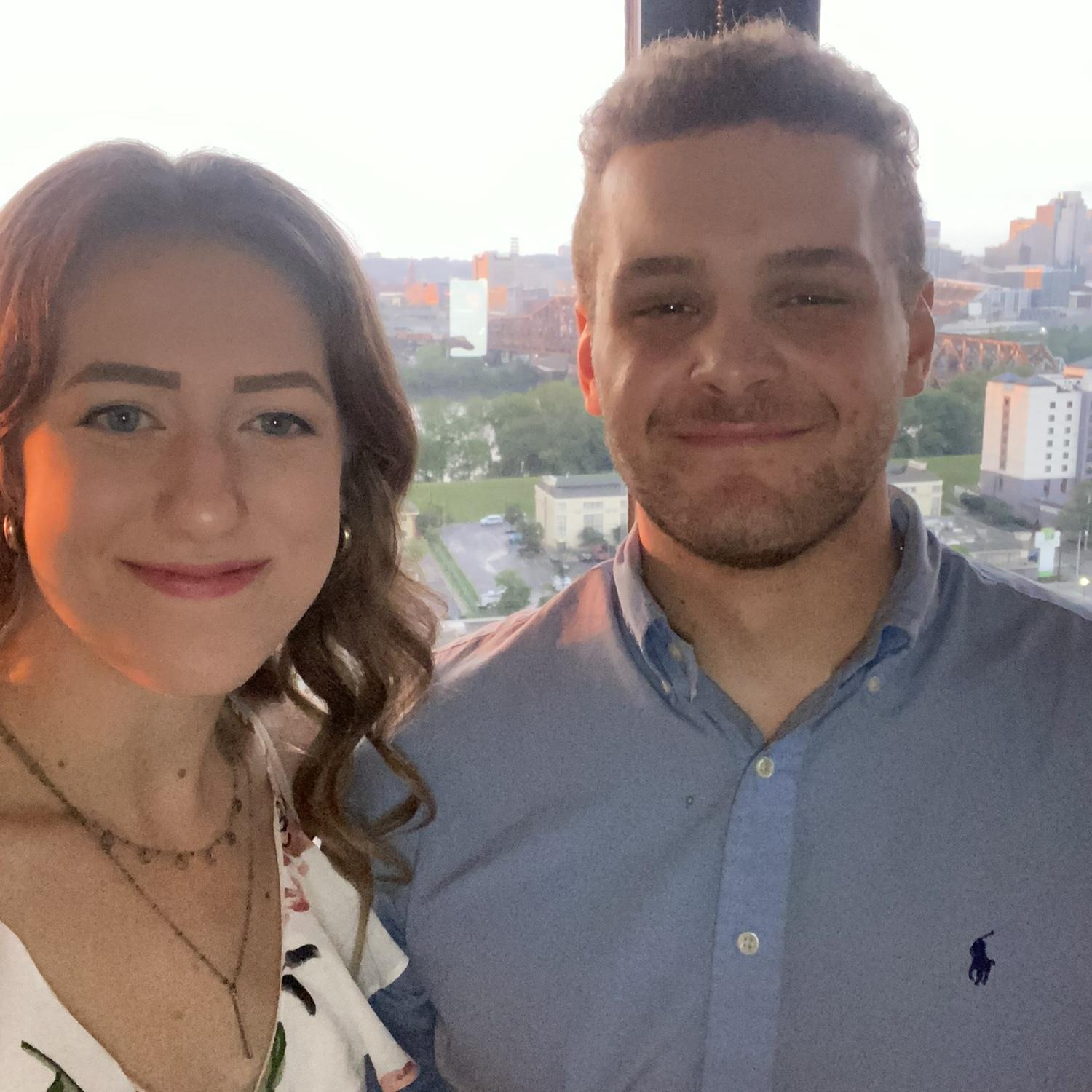 Dinner at The Radisson. We love going out and trying new places to eat!