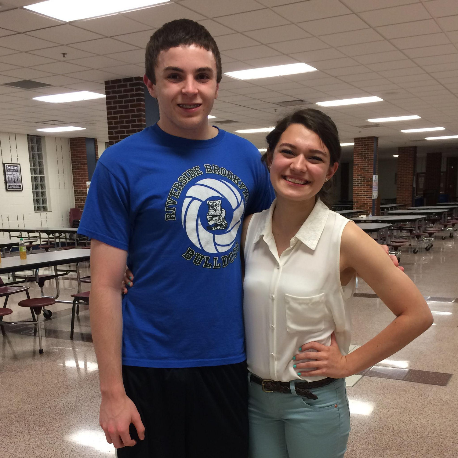 Taken at Mike's senior year volleyball ceremony in May 2014 and not long after we started dating June 2014!