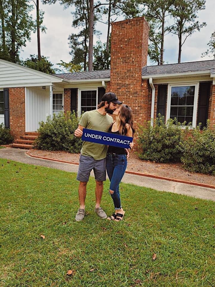October 8, 2020 - one of our biggest milestones as a couple! We made this house a home.