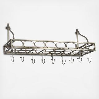 Bookshelf Pot Rack