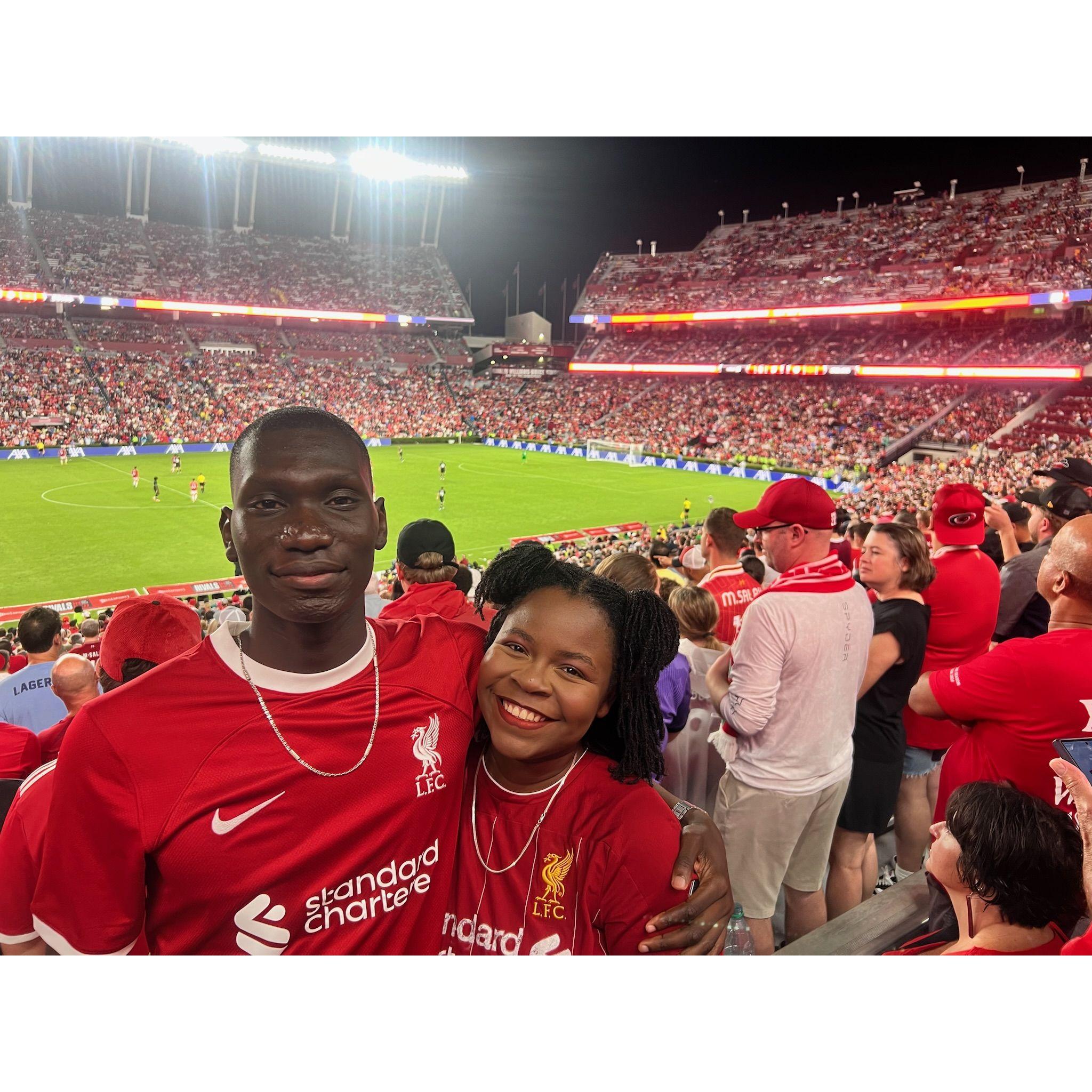 First Liverpool game