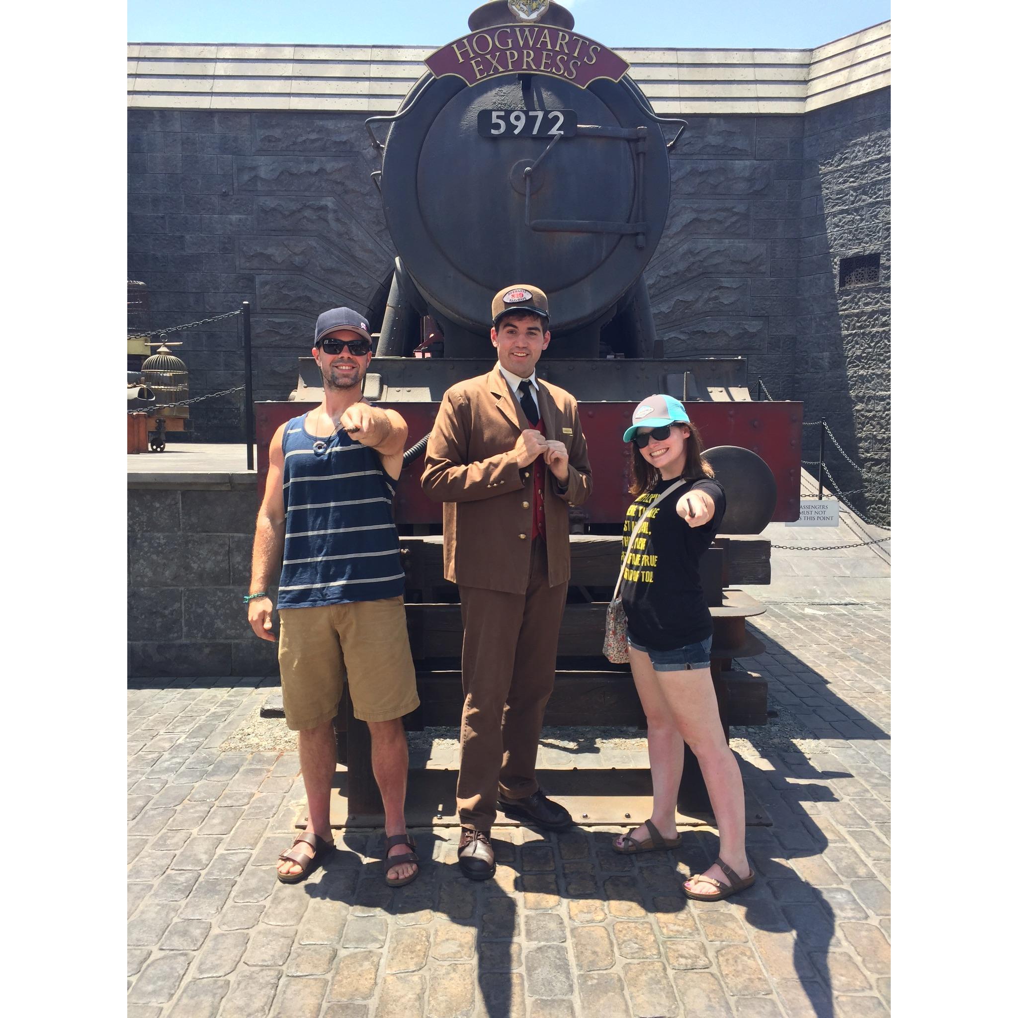Visiting Universal Studios, July 2016.