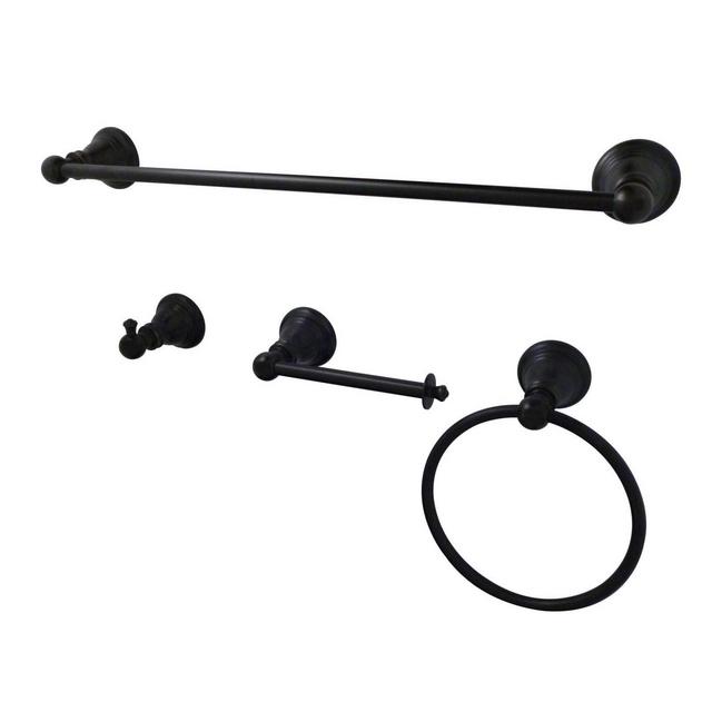 4pc American Classic Bathroom Accessory Set Oil Rubbed Bronze - Kingston Brass