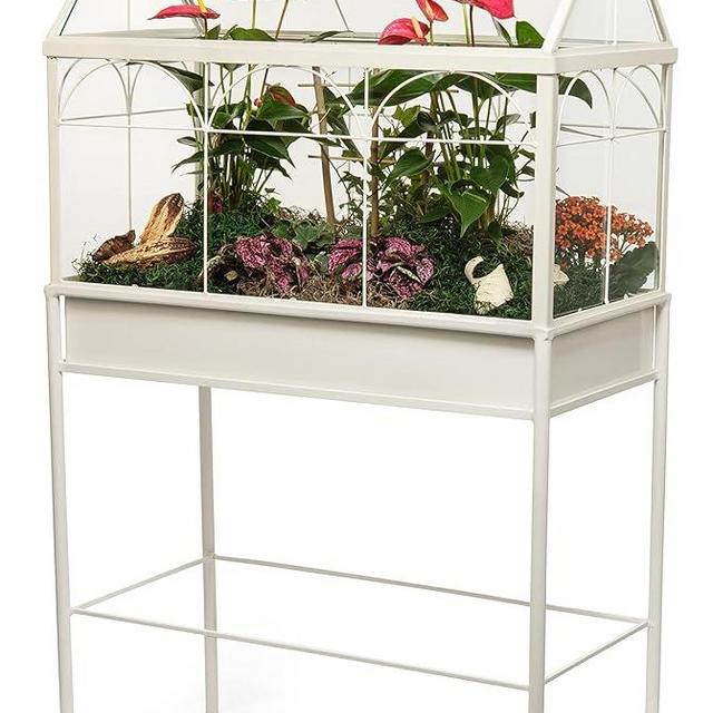 H Potter Terrarium Planter Freestanding Wardian Case (Large)