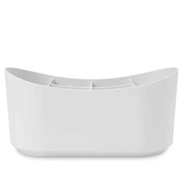 Kook Gravy Boat and Tray, Ceramic Make, 17oz, White