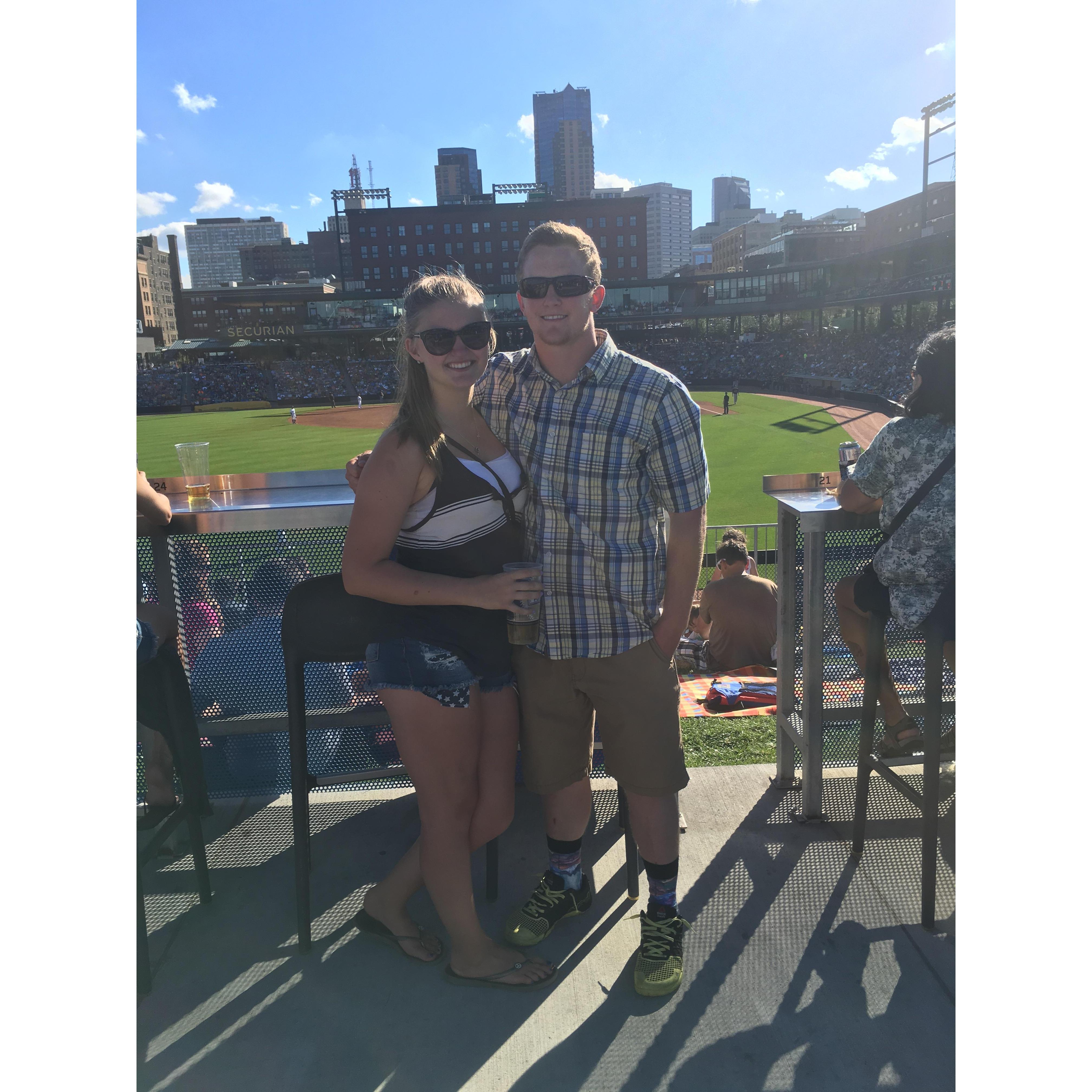 St. Paul Saints game!