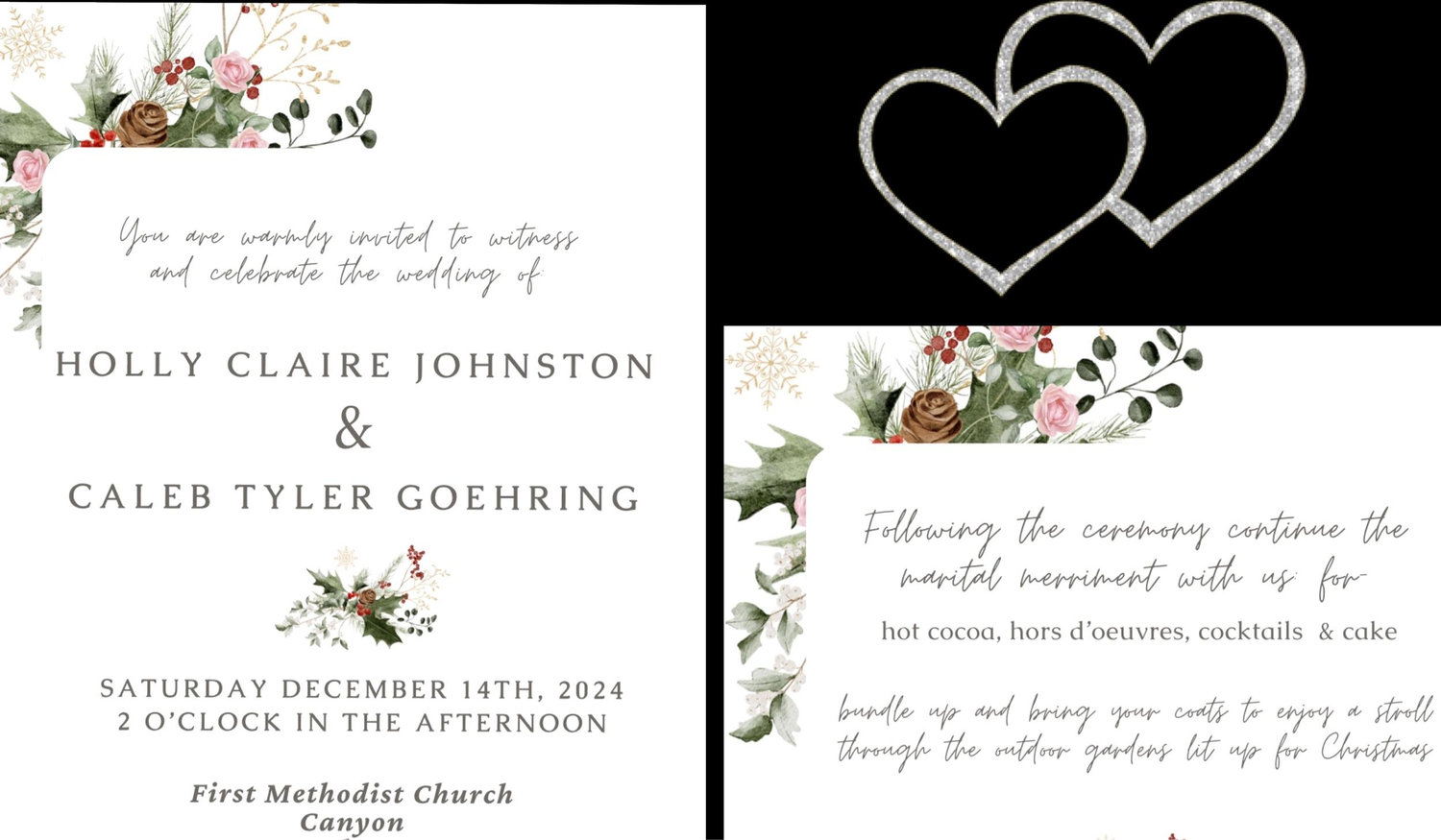 The Wedding Website of Holly Johnston and Caleb Goehring