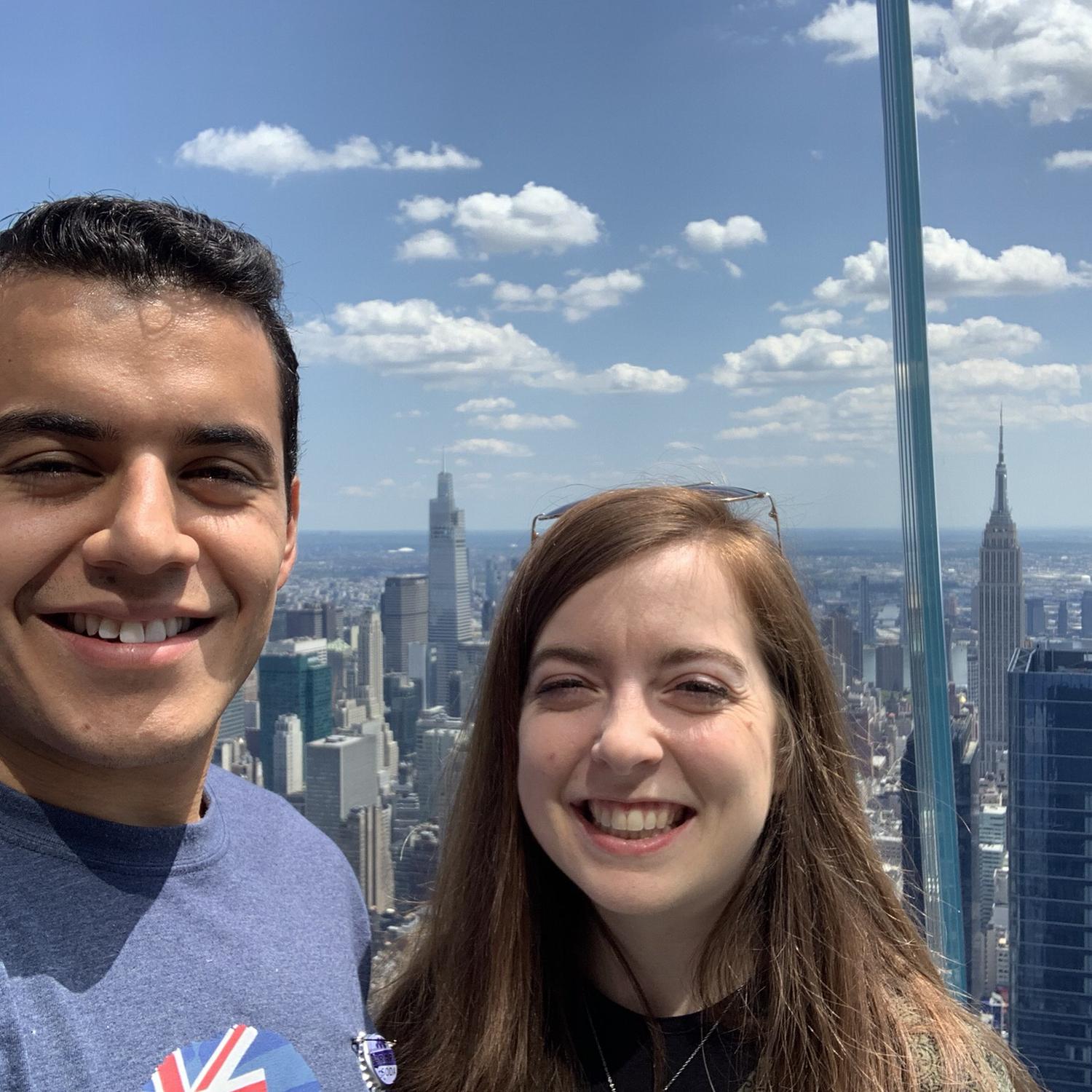 First time Jackie met Trystan's parents - family vacation, including "The Edge," NYC!