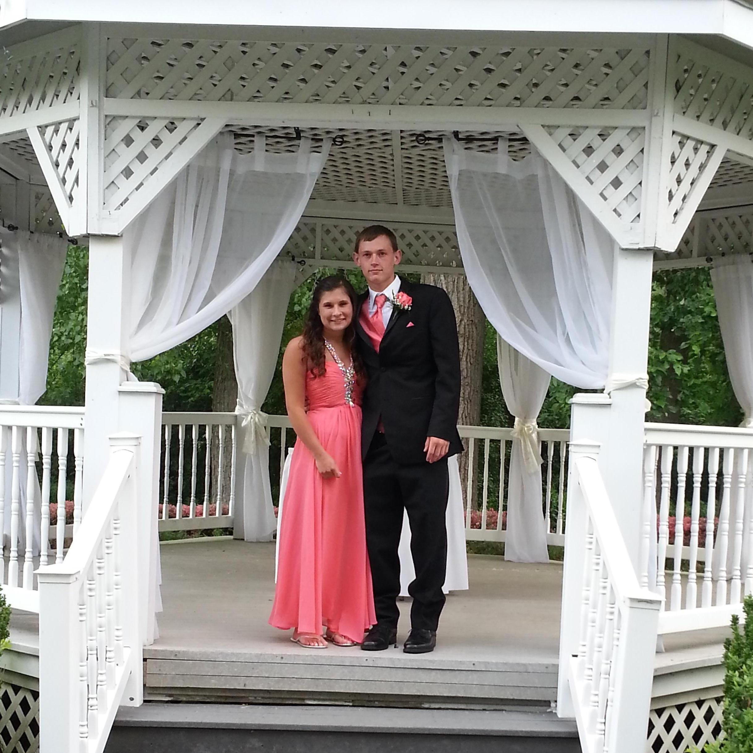 Our first prom together!