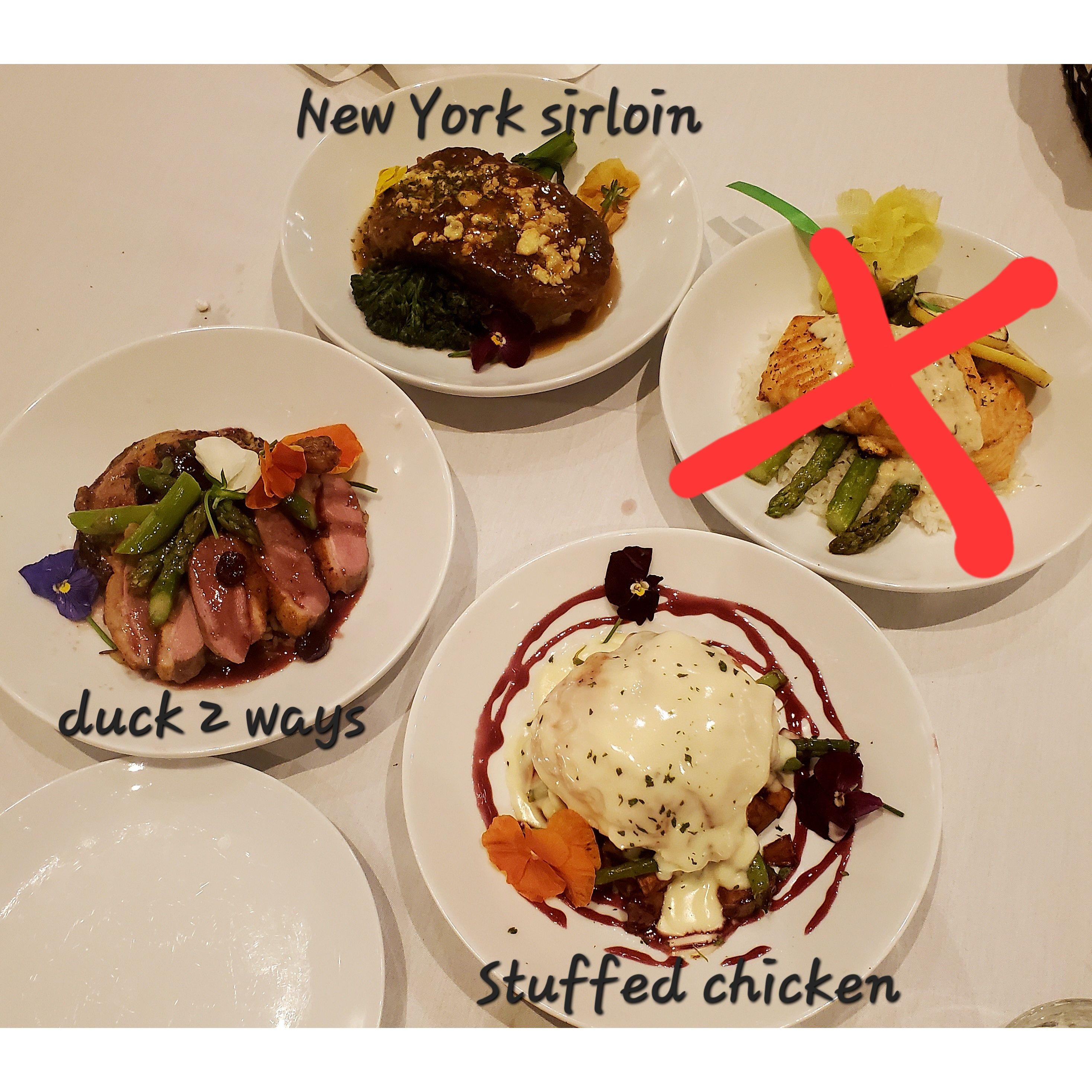 Food tasting: entree