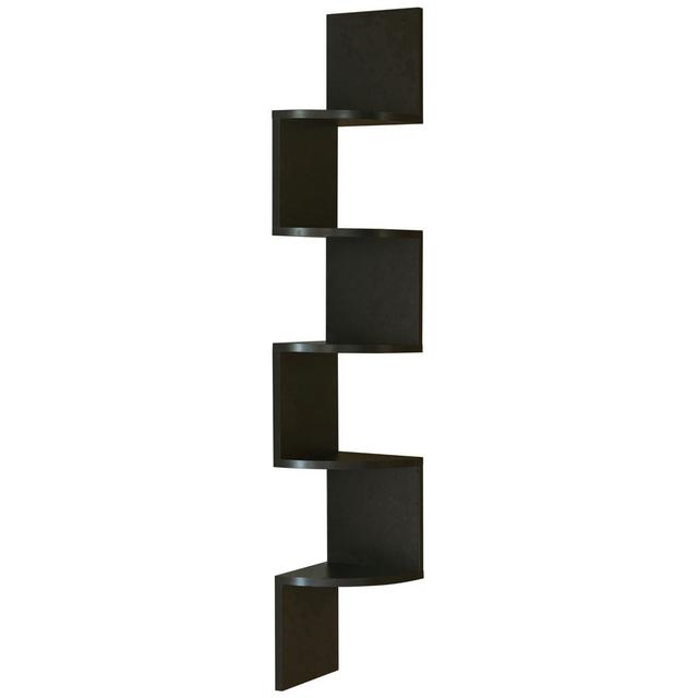 Basicwise 5 Tier Wall Mount Corner Shelf