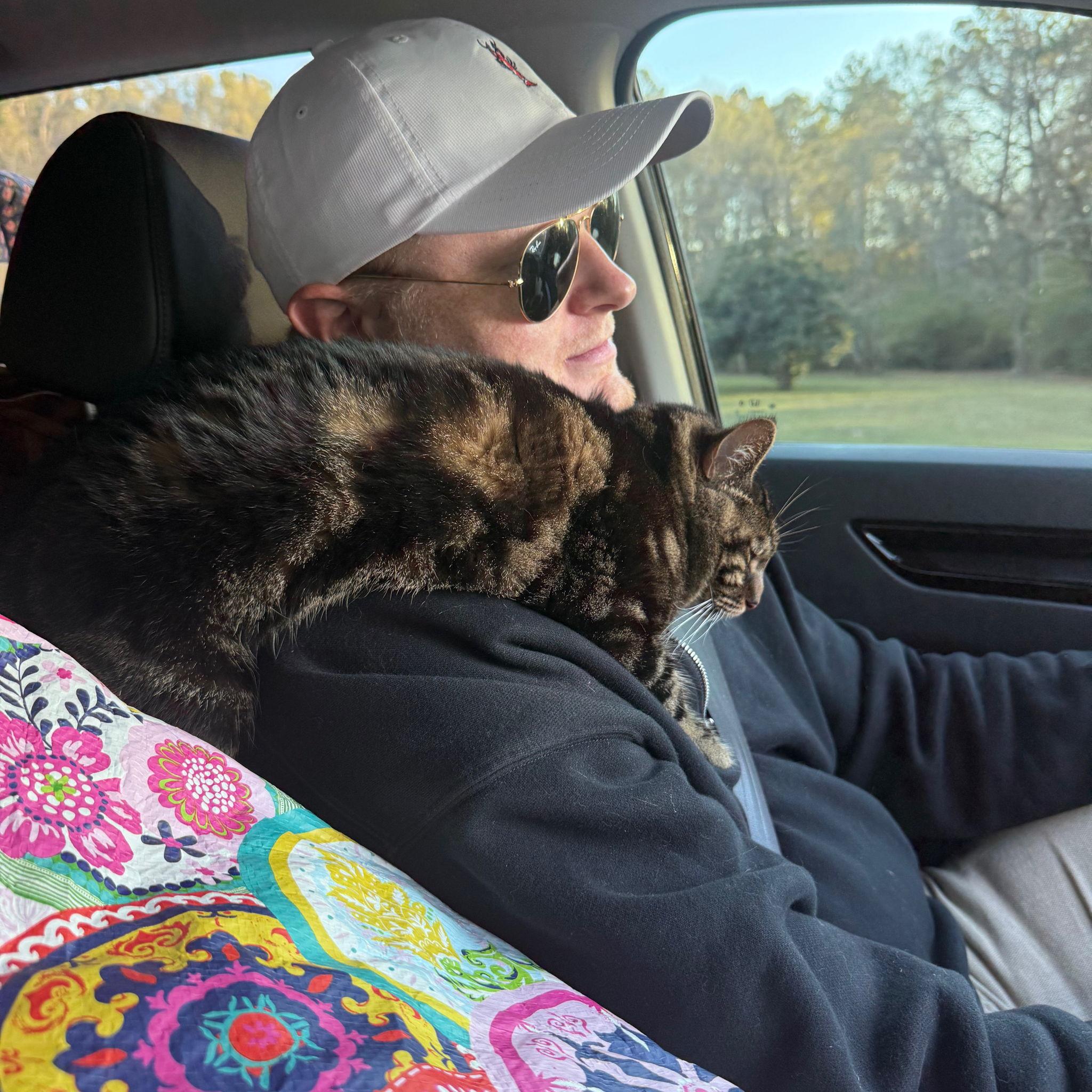 December 2025: Tundra's first trip to Lake Charles for Christmas!