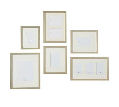 Gallery in a Box Frames, Champagne - Set of 6