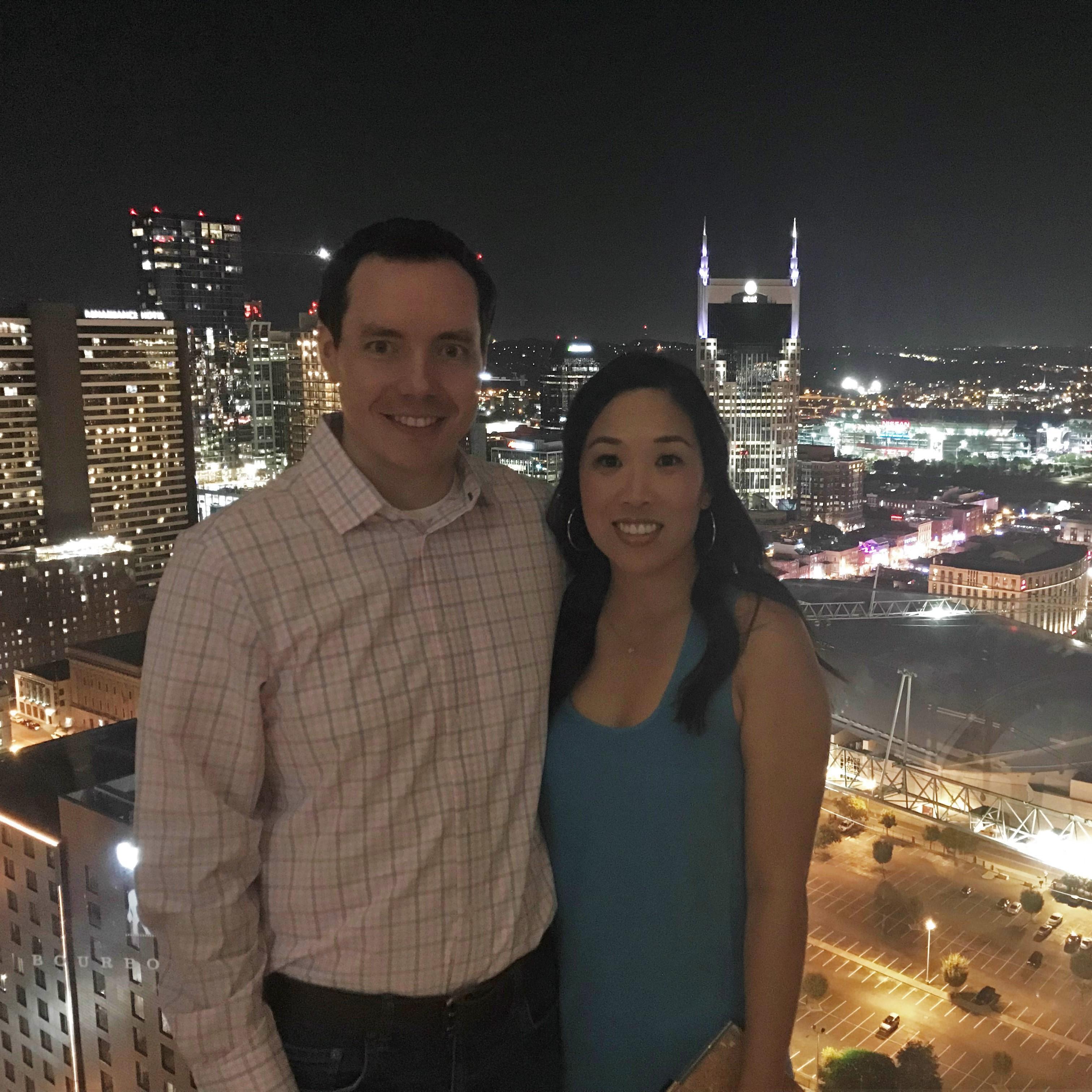Dining over downtown Nashville
