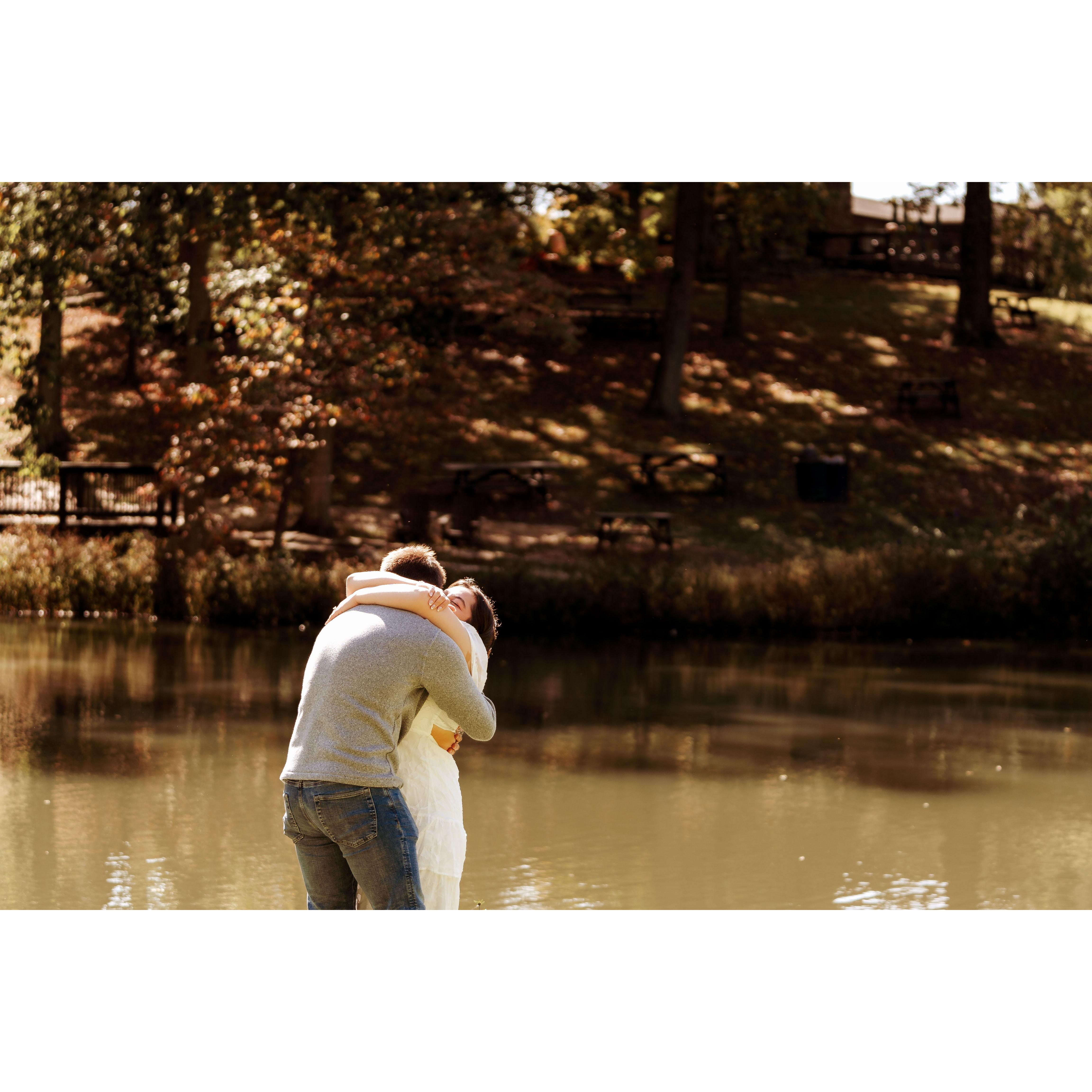 The proposal 10.10.2023 Oliver Winery Bloomington, IN