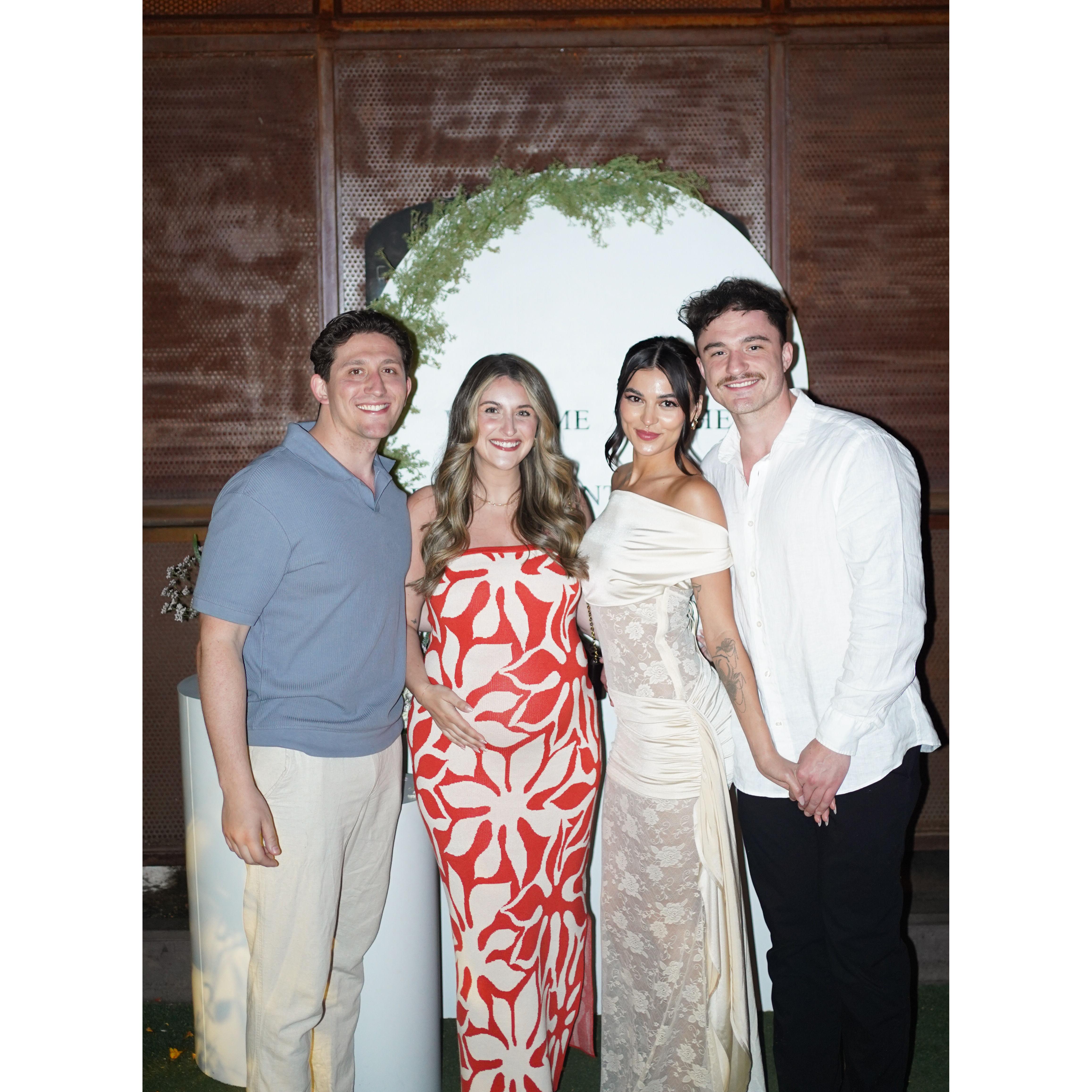 Jake, Gabby, Sara, and Roger