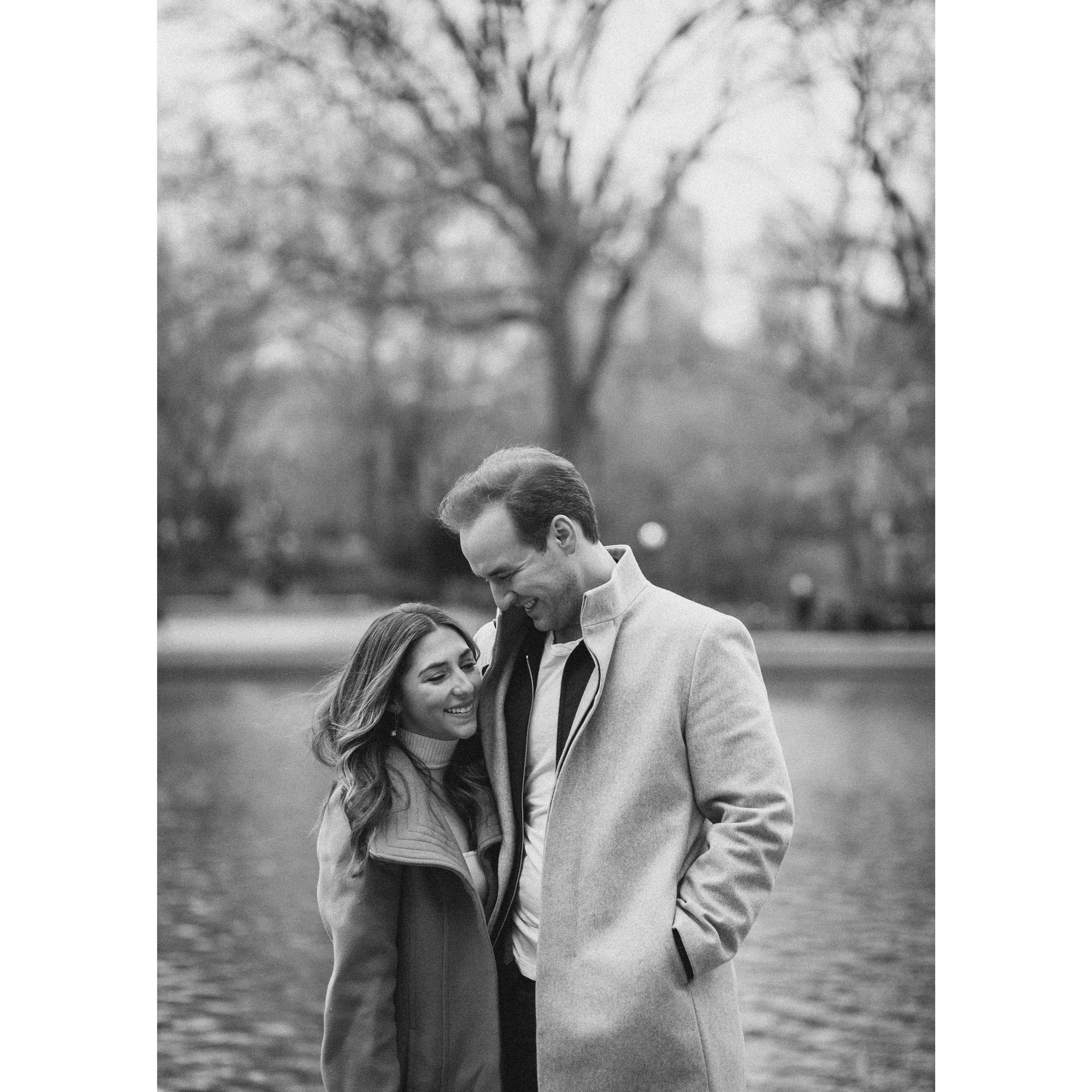 Engagement pics in Central Park