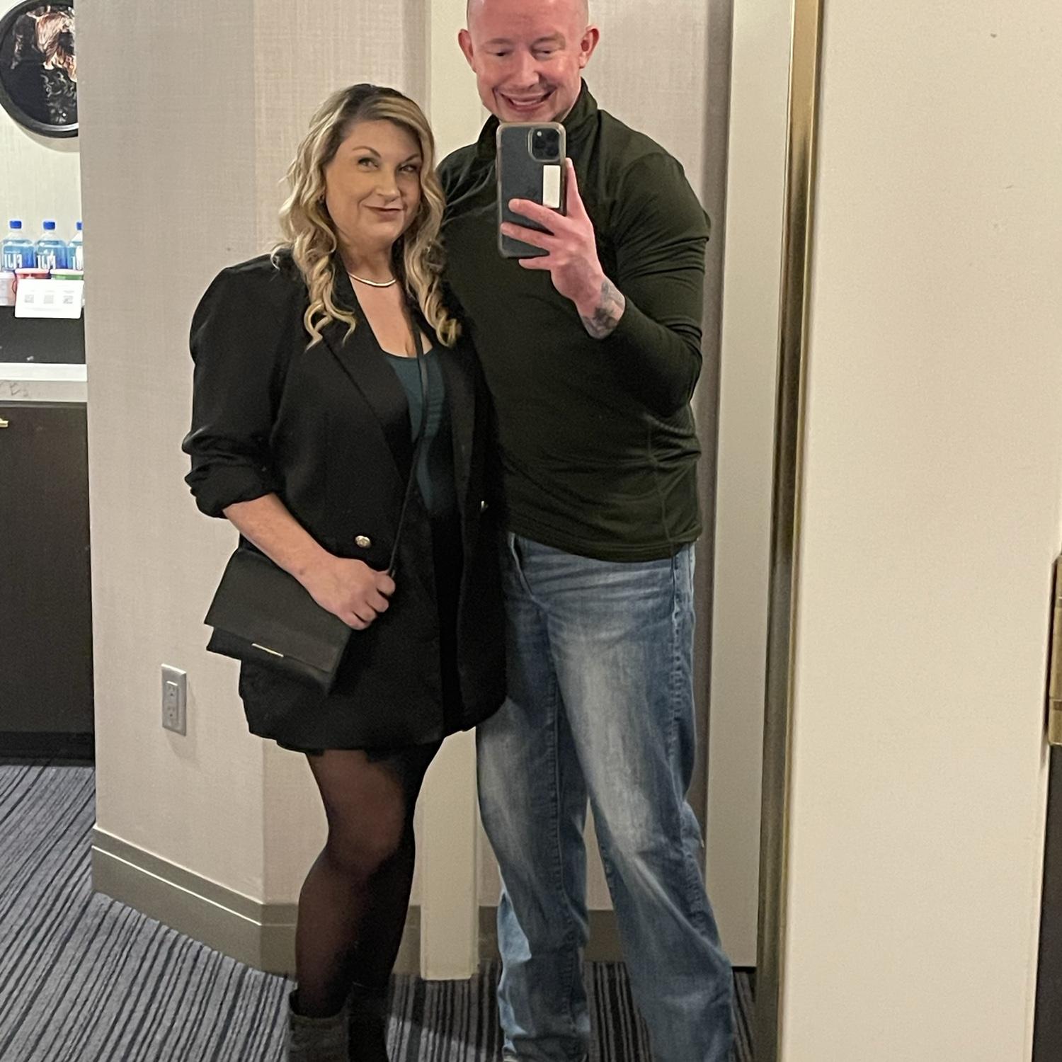 Our fancy night out in Vegas!