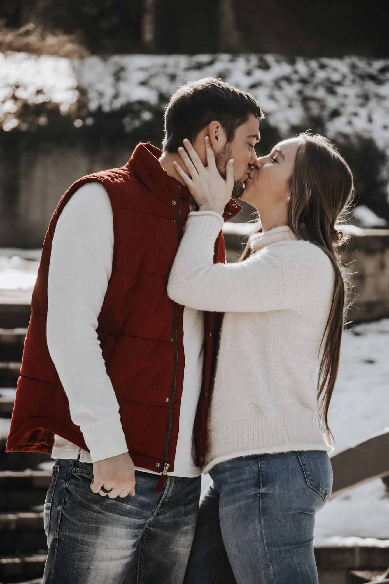 Winter photo shoot in Ohio