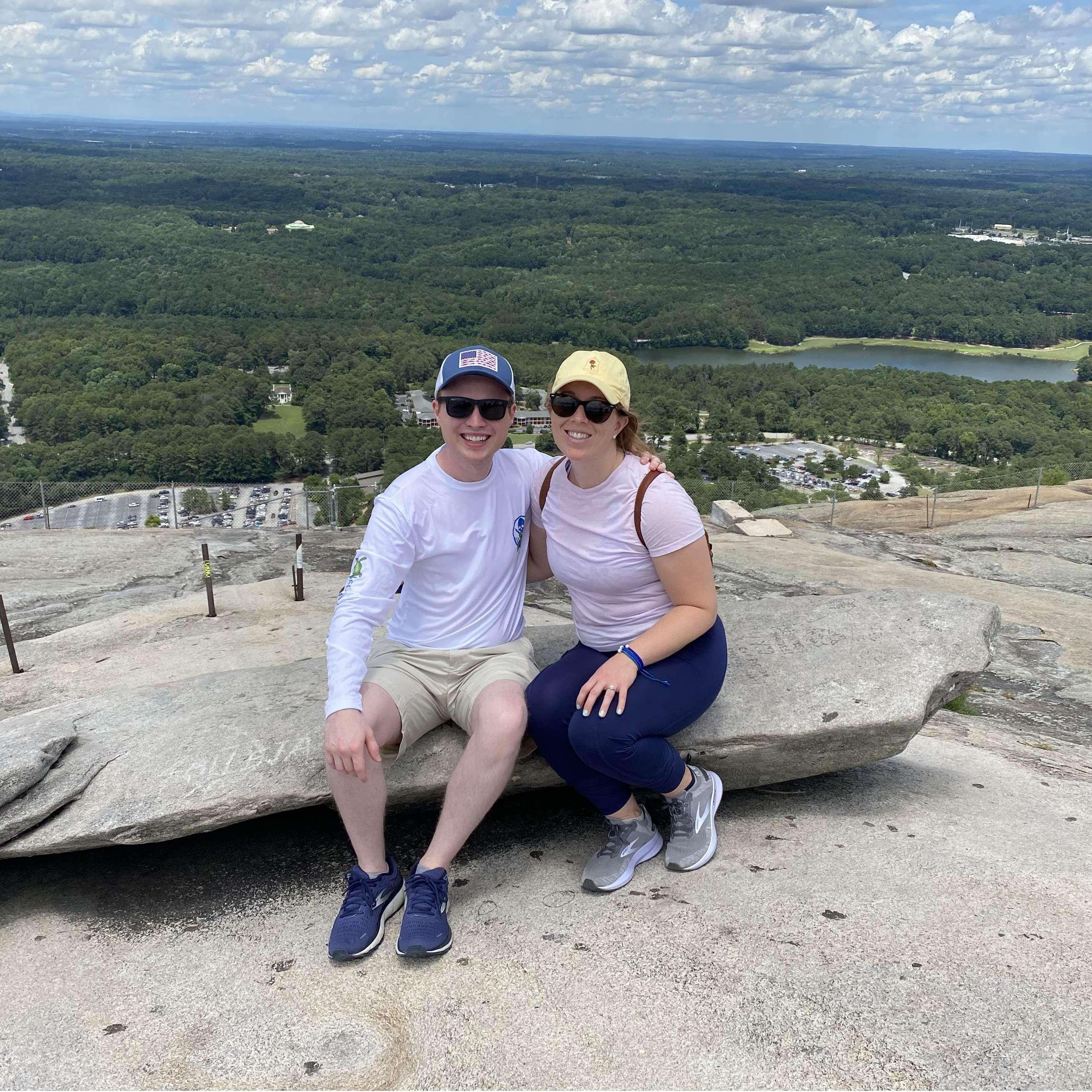 Post engagement hike, Stone Mountain, GA!