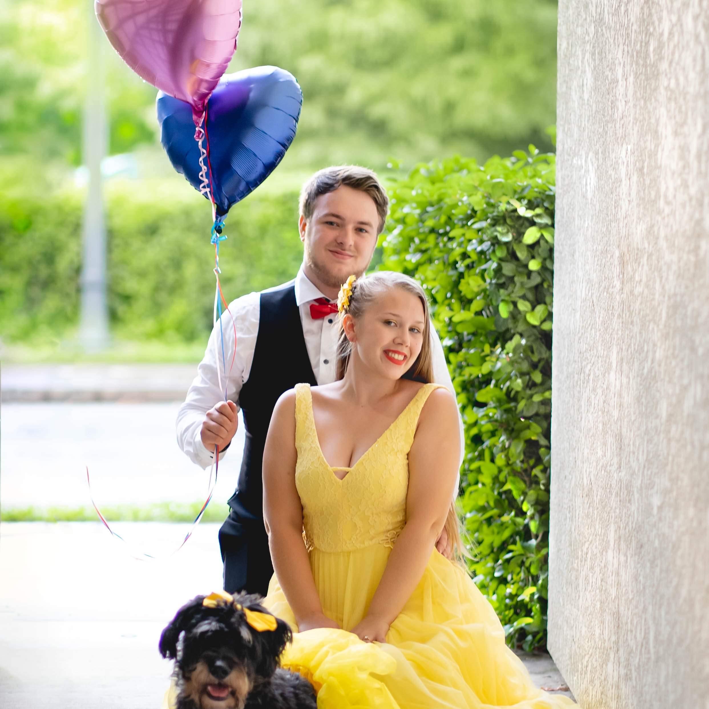 Us and our pup Lemonade