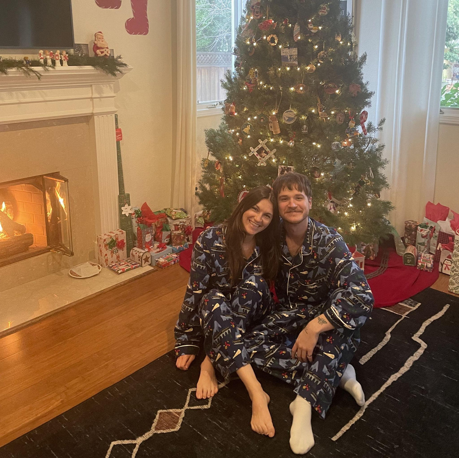 Loving our Polar Express Christmas jammies (2024).