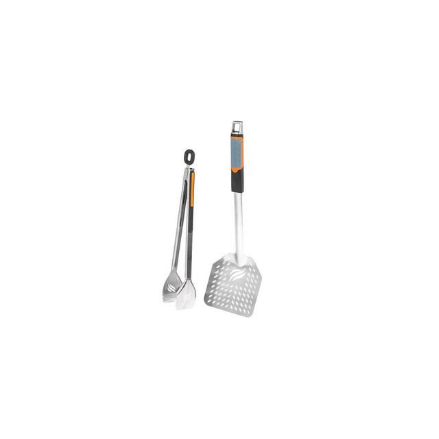 Blackstone Stainless Steel Black/Silver Grill Tool Set 2 pc