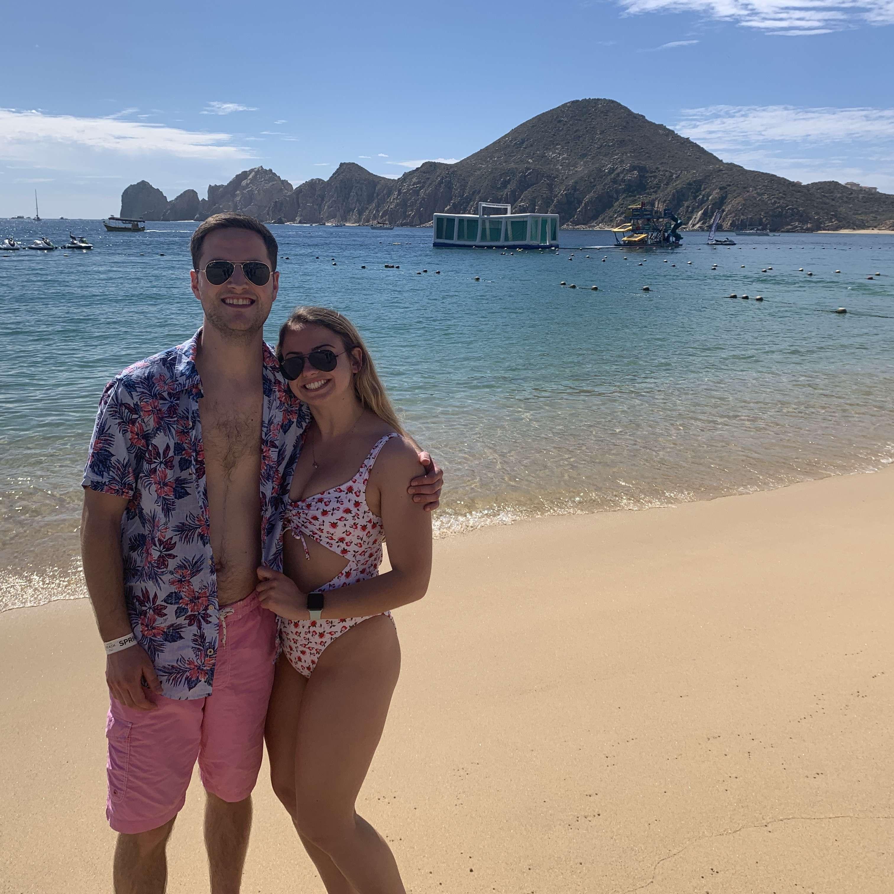 Our first time to Cabo San Lucas in Mexico with Corbin's family! March 2020