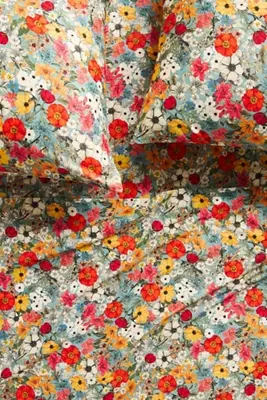 Organic Cotton Sateen Printed Sheet Set