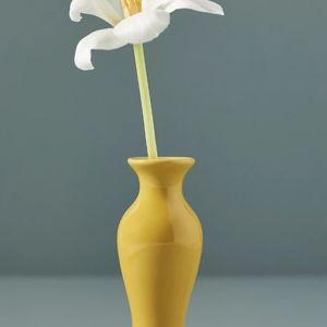 Citron Ceramic Bud Vase